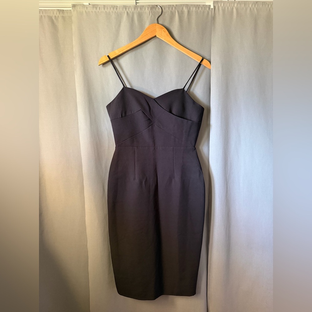 Sophisticated Black Midi Dress